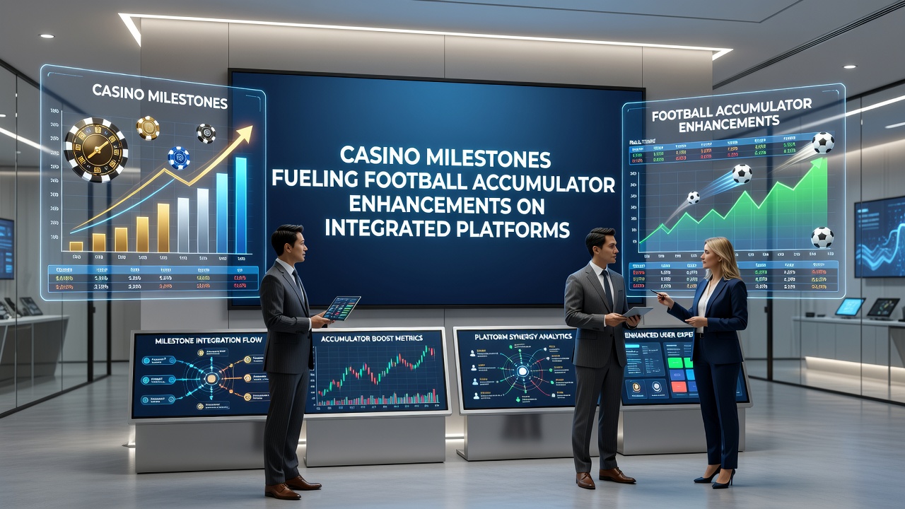 Mobile view of a football accumulator bet slip enhanced by casino milestone rewards on an integrated platform