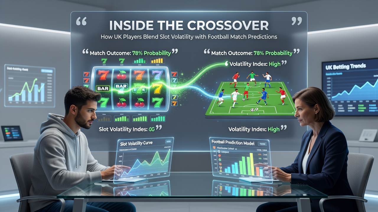 Detailed view of football prediction charts and slot volatility graphs used together by analysts