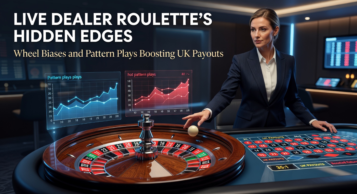 Close-up of a live dealer spinning a roulette wheel in a high-tech studio, highlighting the physical ball and pockets