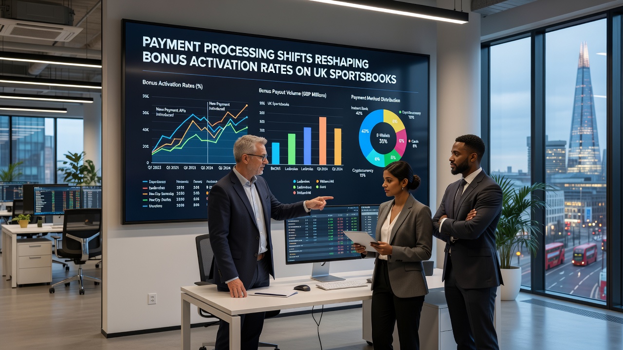 Digital payment flows and bonus processing on British betting platforms